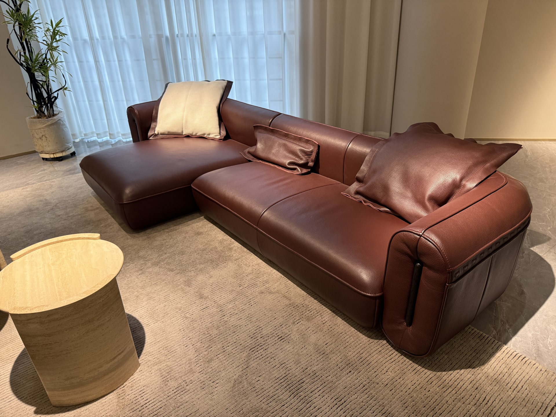 シ*ー様 イタリア　アビタス　Stella divano「1575」　本革3人掛 シ*ー様 イタリア アビタス Stella divano「1575」 本革3人掛 シ*